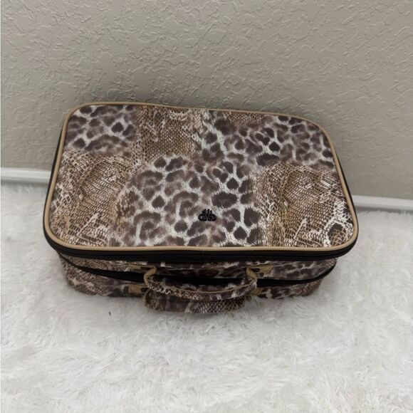 PurseNTravel Bag. Cosmetic Organizer Leopard Print - Picture 1 of 10